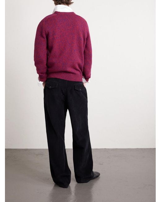 Céline Pullover aus einer Woll-Kaschmirmischung in Purple für Herren