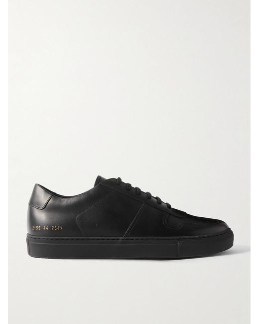 Common Projects Black Bball Leather Sneakers for men