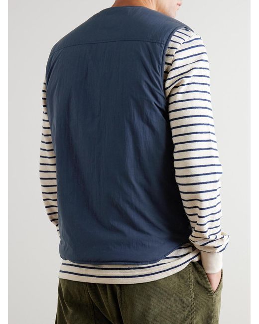 Altea Blue Padded Shell Gilet for men
