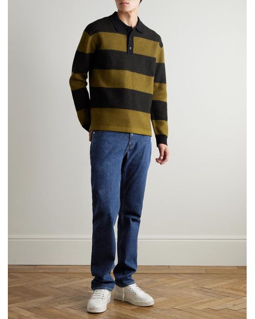 FRAME Blue The Modern Straight-leg Jeans for men