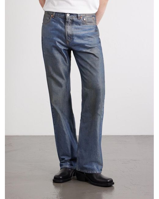 Our Legacy Blue Carlson Cut Straight-Leg Jeans for men