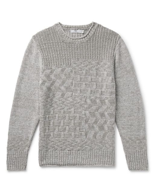 Inis Meáin Gray Claíochaí Linen Sweater for men