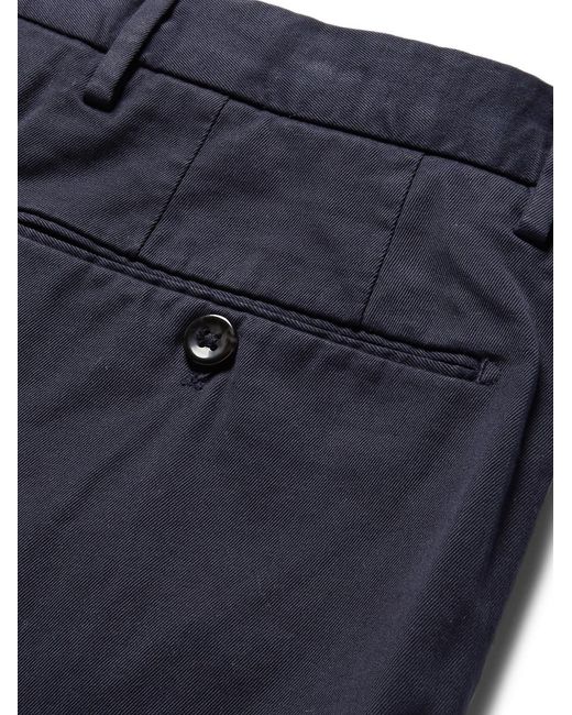 Slowear Blue Four Season Relaxed-Fit Cotton-Blend Chinos for men
