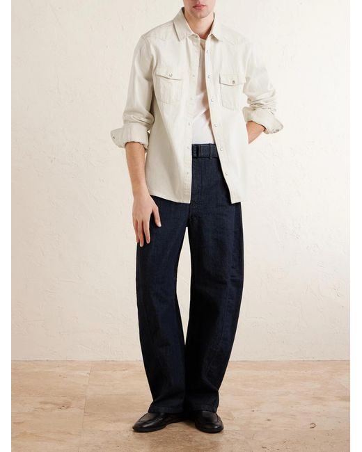 Mr P. Natural Western Denim Shirt for men