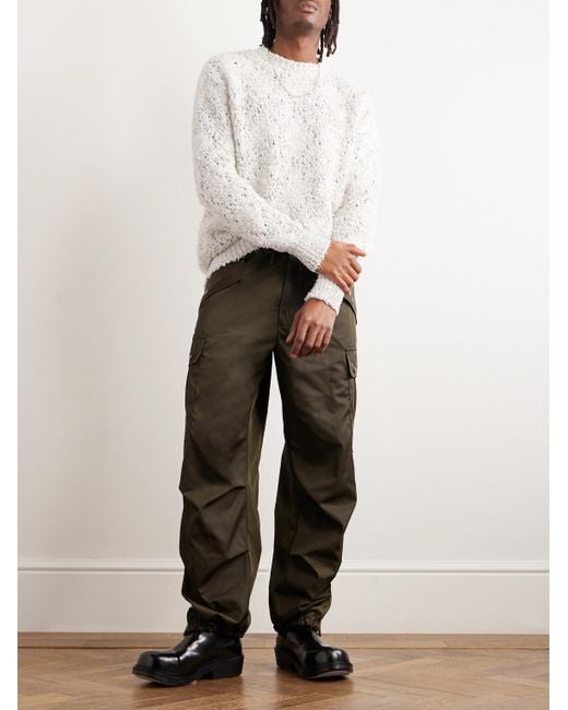 Dries Van Noten White Cotton-blend Sweater for men
