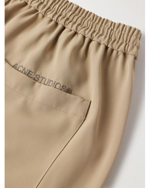 Acne Natural Prudenta Wide-leg Twill Trousers for men