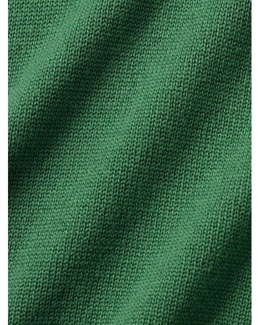 Bode Green Juniper Merino Wool Sweater for men