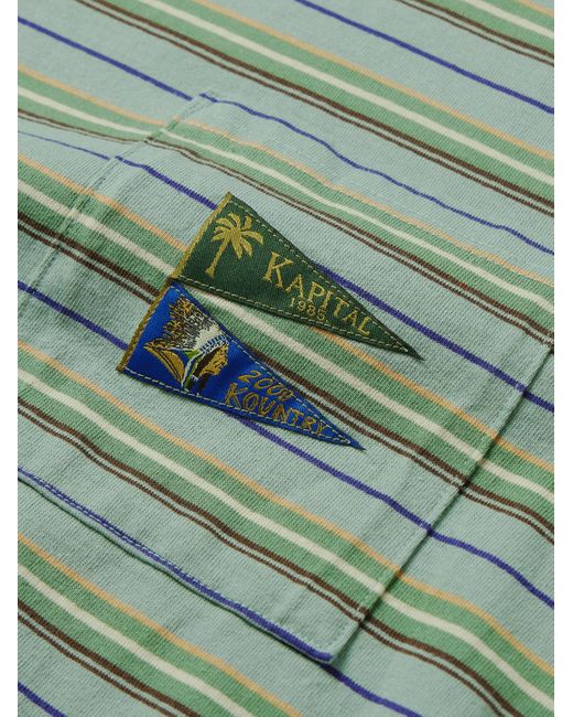 T-Shirt di Kapital in Green da Uomo