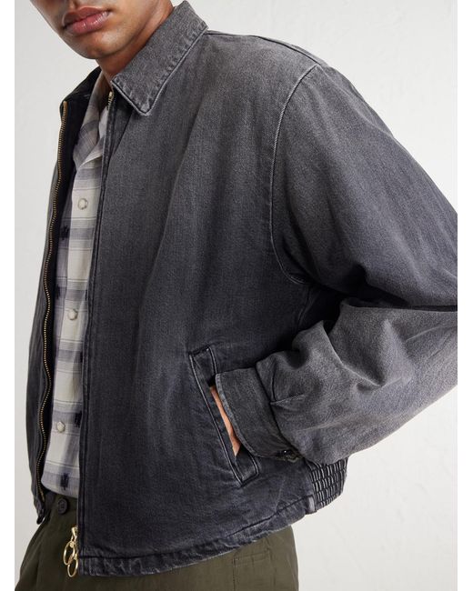 Kapital Gray Hacksaw Denim Jacket for men