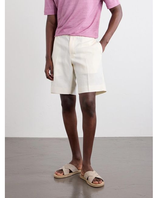 Zegna Natural Suede Sandals for men