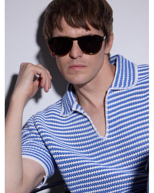 Orlebar Brown Brown The Danny D-Frame Acetate Sunglasses for men