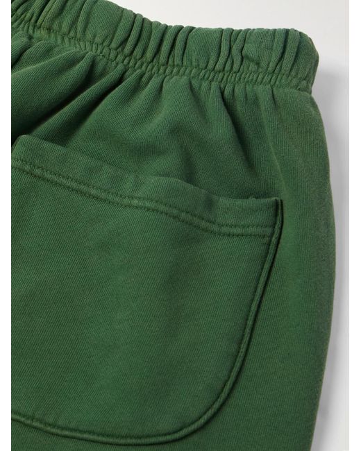 Pantaloni sportivi a gamba dritta in jersey di cotone con logo applicato Championship Parachute di CHERRY LA in Green da Uomo