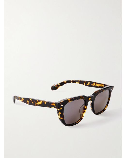 Oliver Peoples Black D-frame Tortoiseshell Acetate Sunglasses for men
