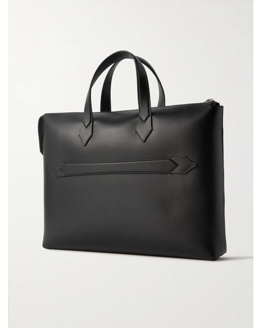 Montblanc Black Soft Leather Tote Bag for men