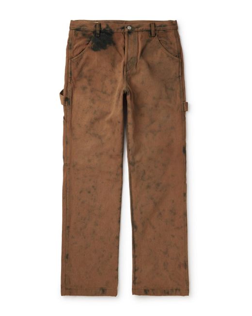 Dries Van Noten Brown Penfell Straight-leg Tie-dyed Jeans for men