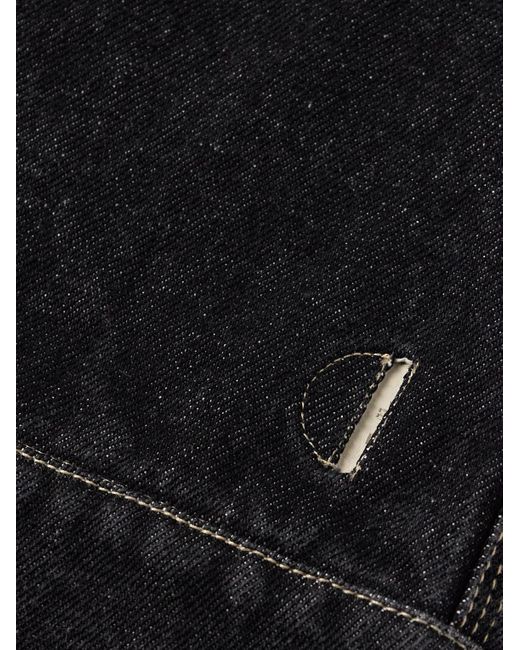 Folk Black Meyer Denim Jacket for men