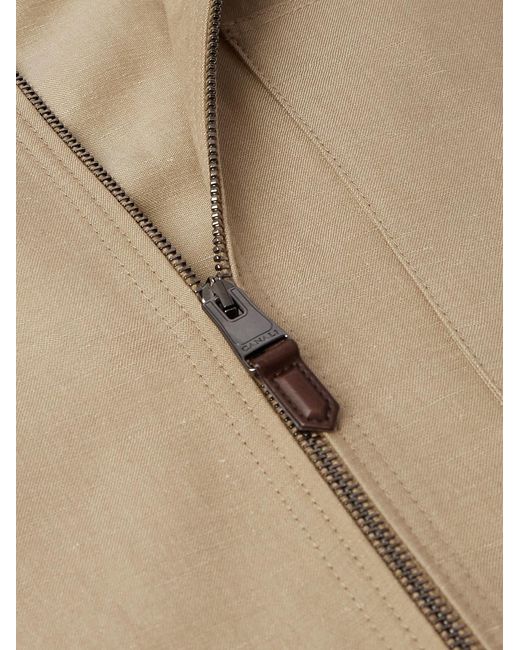 Canali Natural Linen And Silk-Blend Jacket for men