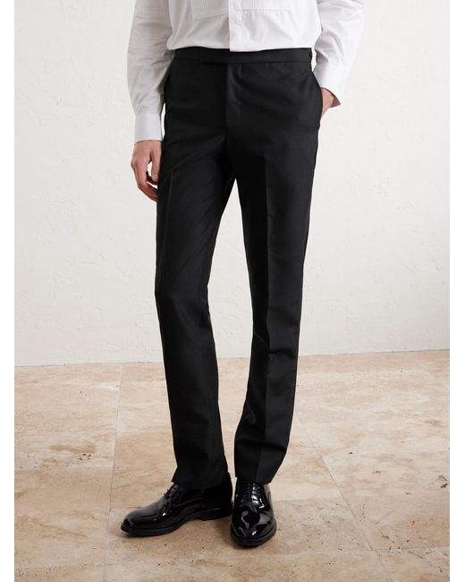 Kincaid No. 3 Wool And Mohair-Blend Tuxedo Jacket di Sid Mashburn in Blue da Uomo