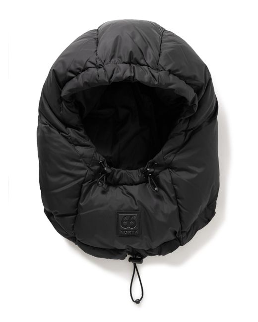 66 North Black Dyngja Logo-appliquéd Quilted Recycled-shell Down Hood for men