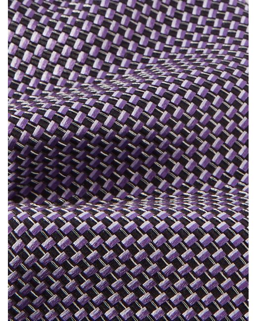 Tom Ford Purple 8cm Striped Silk Tie for men
