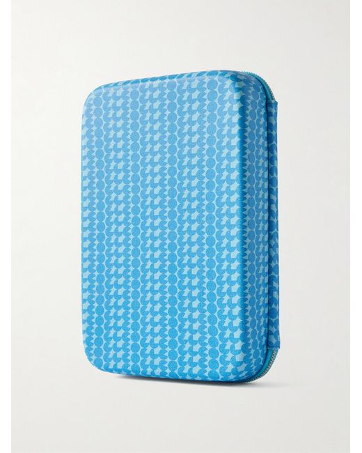 Garrett Leight Blue Collector's Printed Glasses Case for men