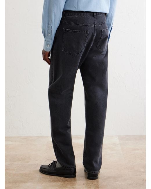 Canali Blue Straight-Leg Jeans for men