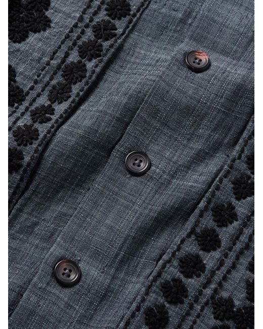 Camicia di Kartik Research in Blue da Uomo