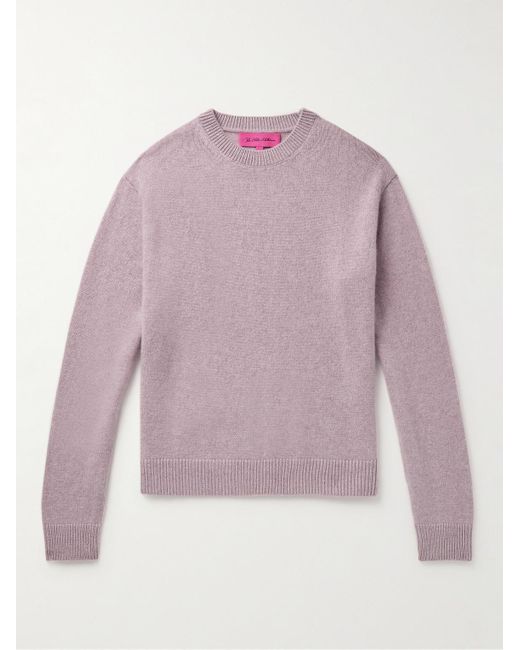 The Elder Statesman Pink Cashmere Sweater for men