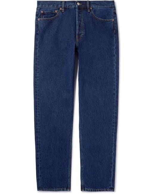 Thom Sweeney Blue Straight-leg Jeans for men
