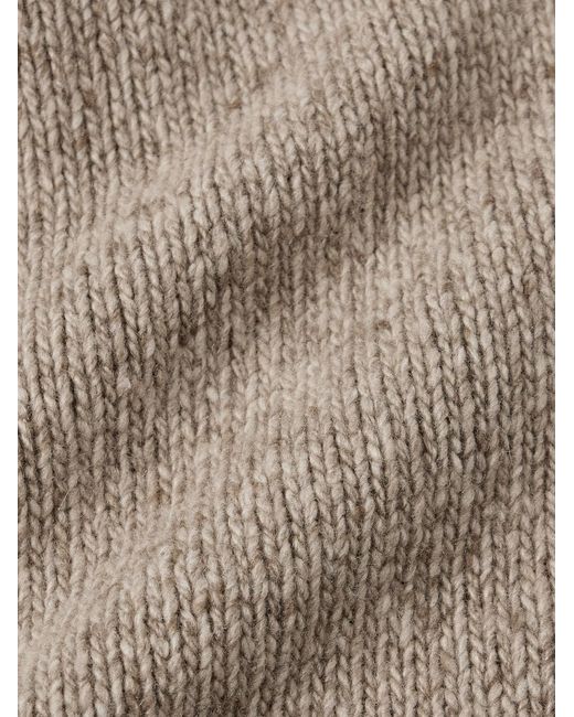 Gabriela Hearst Natural Thom Shawl-Collar Cashmere Cardigan for men