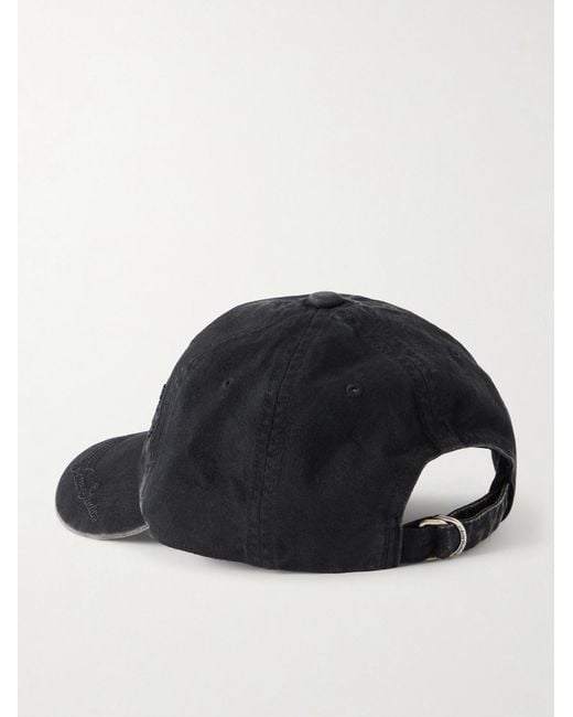 Acne Blue Carliy Venice Logo-Embroidered Cotton Cap