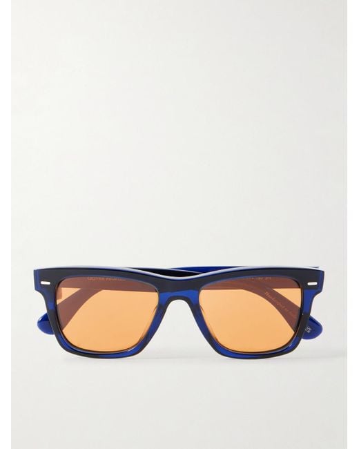 Oliver Peoples Blue Oliver Sun Square-frame Acetate Sunglasses for men