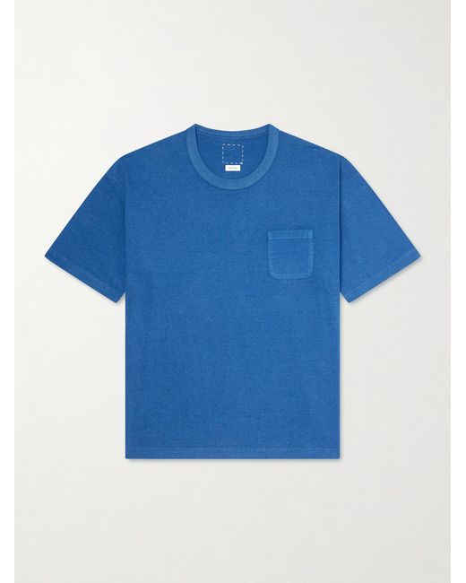 Visvim Blue Jumbo Cotton-jersey T-shirt for men