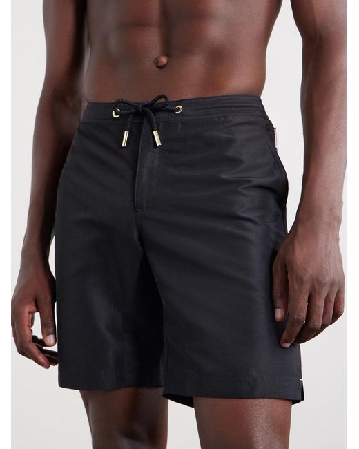 Orlebar Brown Blue Dane Ii Straight-Leg Swim Shorts for men