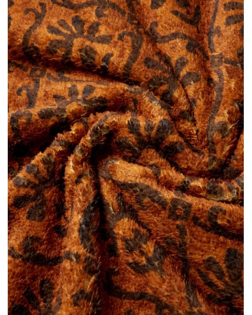 Kapital Brown Yosemite Printed Cotton-fleece Jacket for men