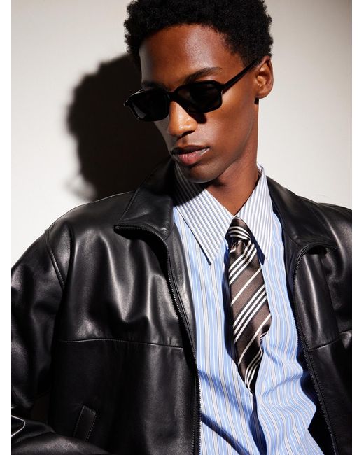 Saint Laurent Black Sl 938 Square-frame Recycled Acetate Sunglasses for men