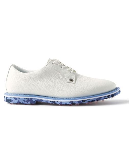 G/FORE Gallivanter Pebblegrain Leather Golf Shoes in White for Men Lyst