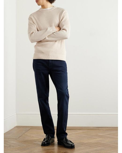 NN07 Blue Tony 1869 Slim-Fit Straight-Leg Organic Jeans for men