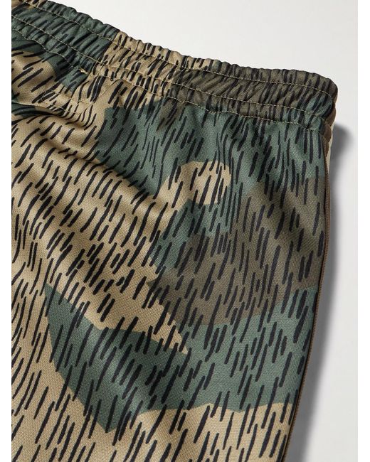 Kapital Green Camouflage-Print Cotton-Jersey Sweatpants for men