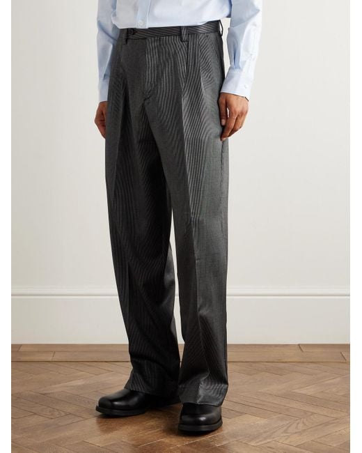 Pantaloni A Gamba Dritta di mfpen in Gray da Uomo