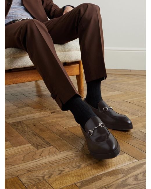 Mocassini di Gucci in Brown da Uomo