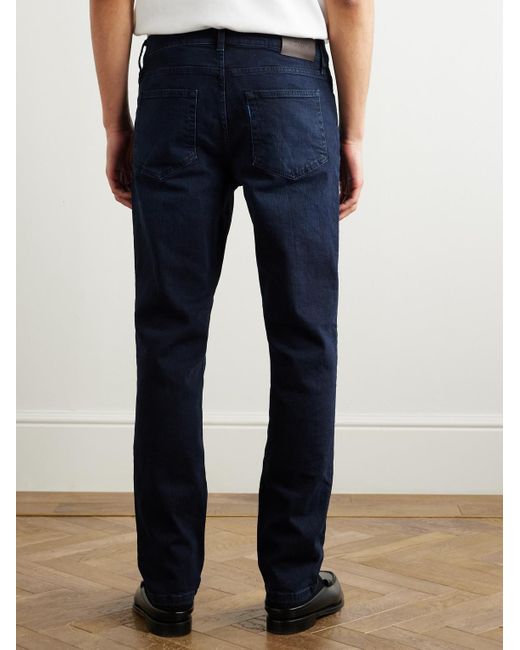 NN07 Blue Tony 1869 Slim-Fit Straight-Leg Organic Jeans for men