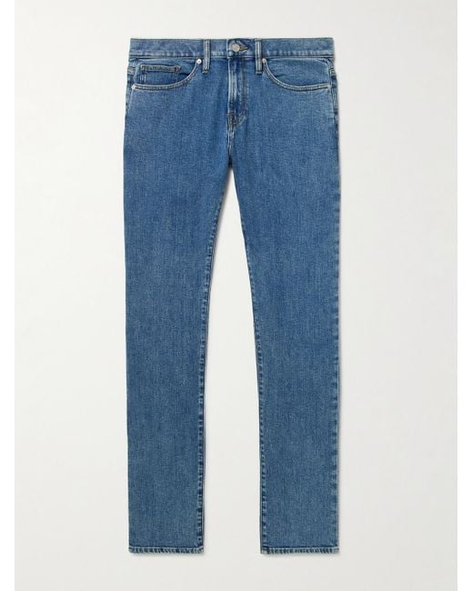 FRAME Blue L'Homme Slim-Fit Straight-Leg Jeans for men