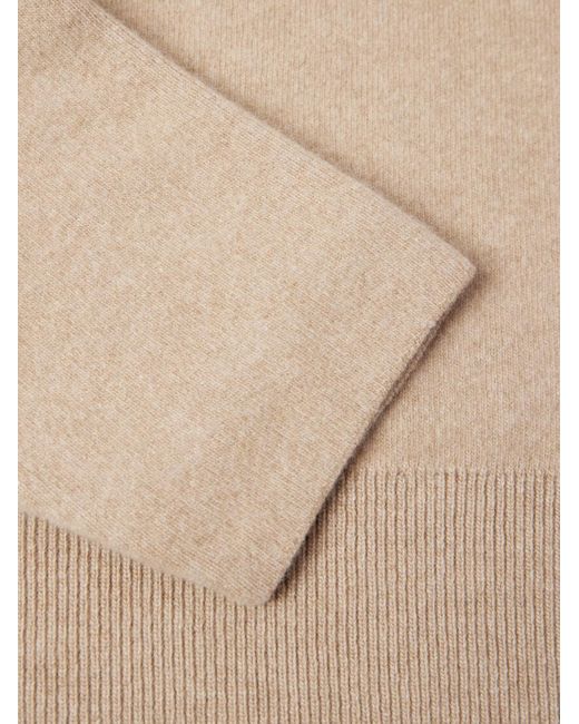 Jacquemus Natural La Maille Vareuse Pallone Wool And Cashmere-blend Sweater for men