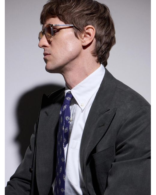 Jacques Marie Mage Natural Beckett D-Frame Titanium And Acetate Sunglasses for men