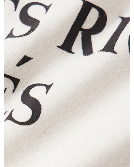 Enfants Riches Deprimes Natural Distressed Logo-printed Cotton-jersey T-shirt for men