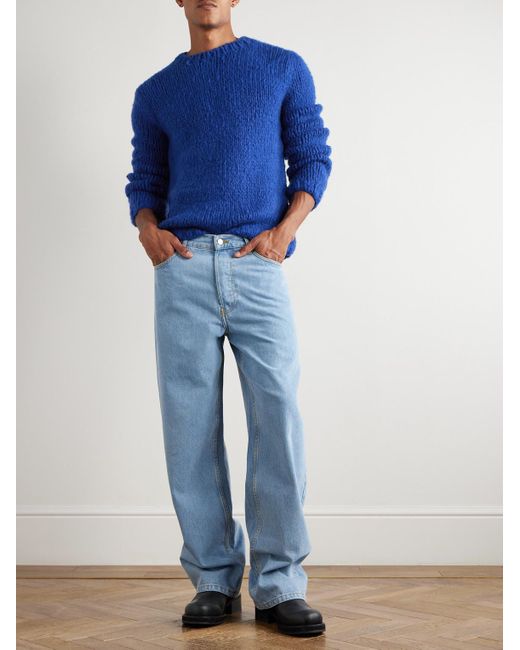 Gabriela Hearst Blue Lawrence Welfat Cashmere Sweater for men