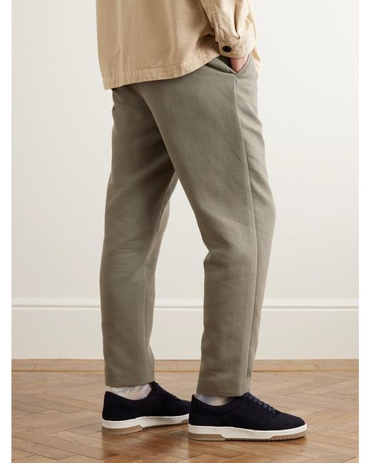 Mr P. Green Cotton-Twill Trousers for men