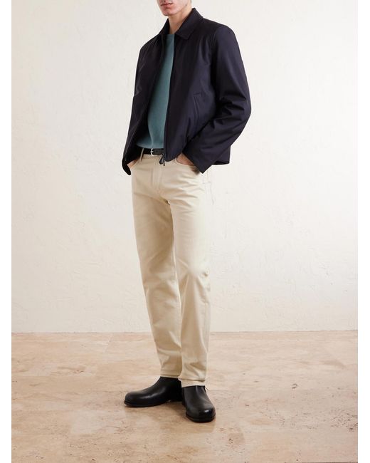 Loro Piana Blue Mathis Windwishtm Blouson Jacket for men
