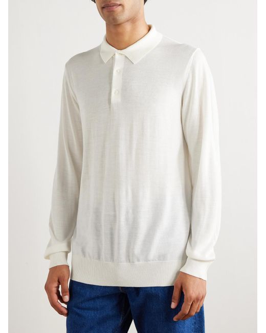 Caruso White Wool for men